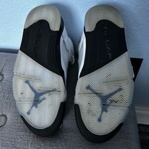 Men's White and Black Sneakers